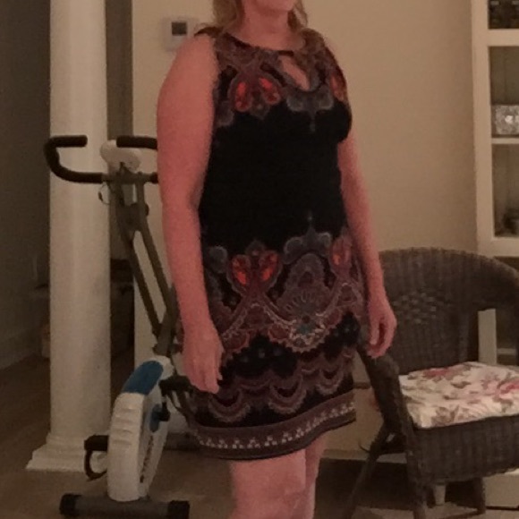 Day to night versatile business casual dress 8 stretchy & flattering curves ECI - Picture 5 of 5